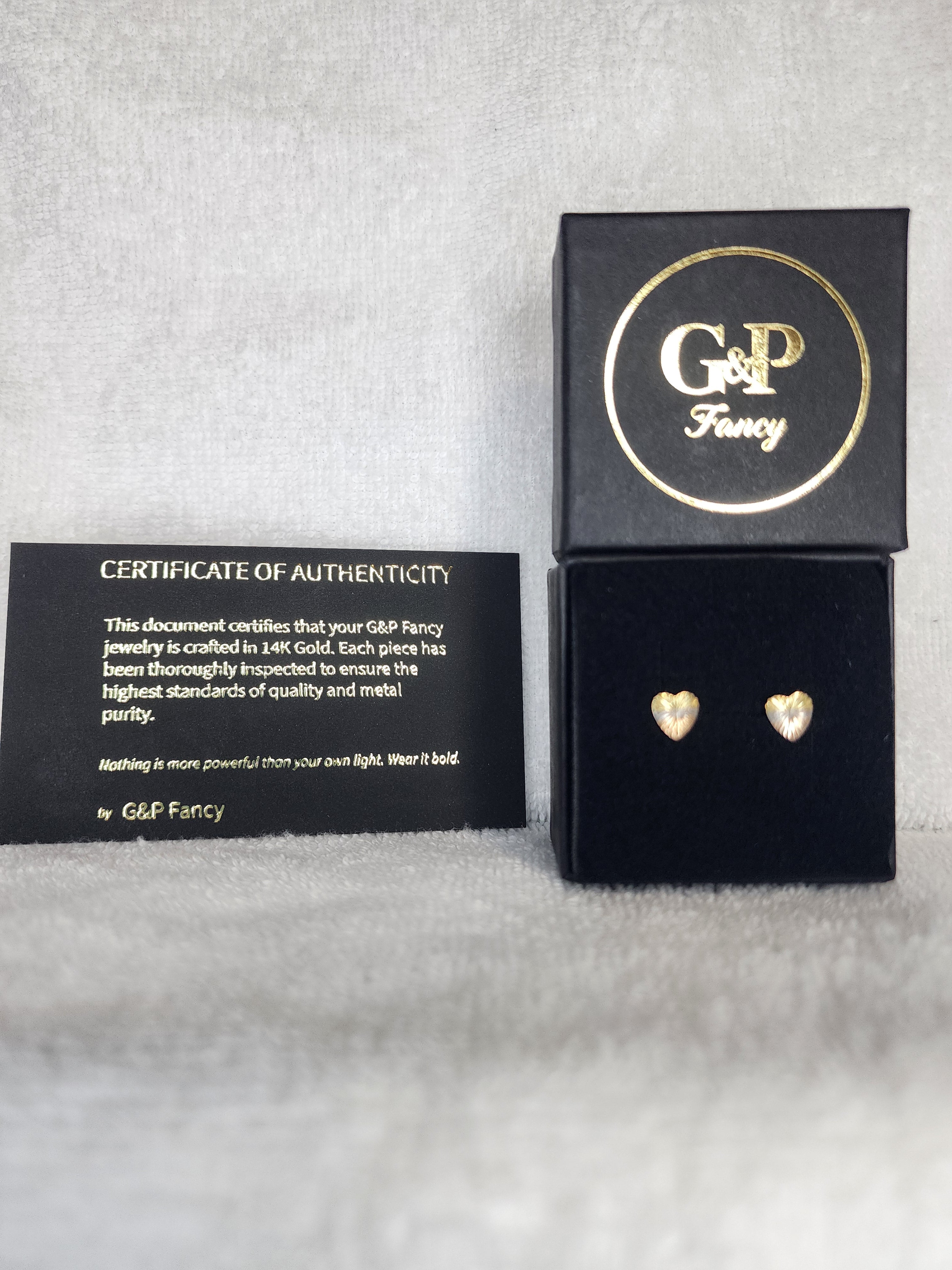 Jewelry Earrings Gold 14k Heart