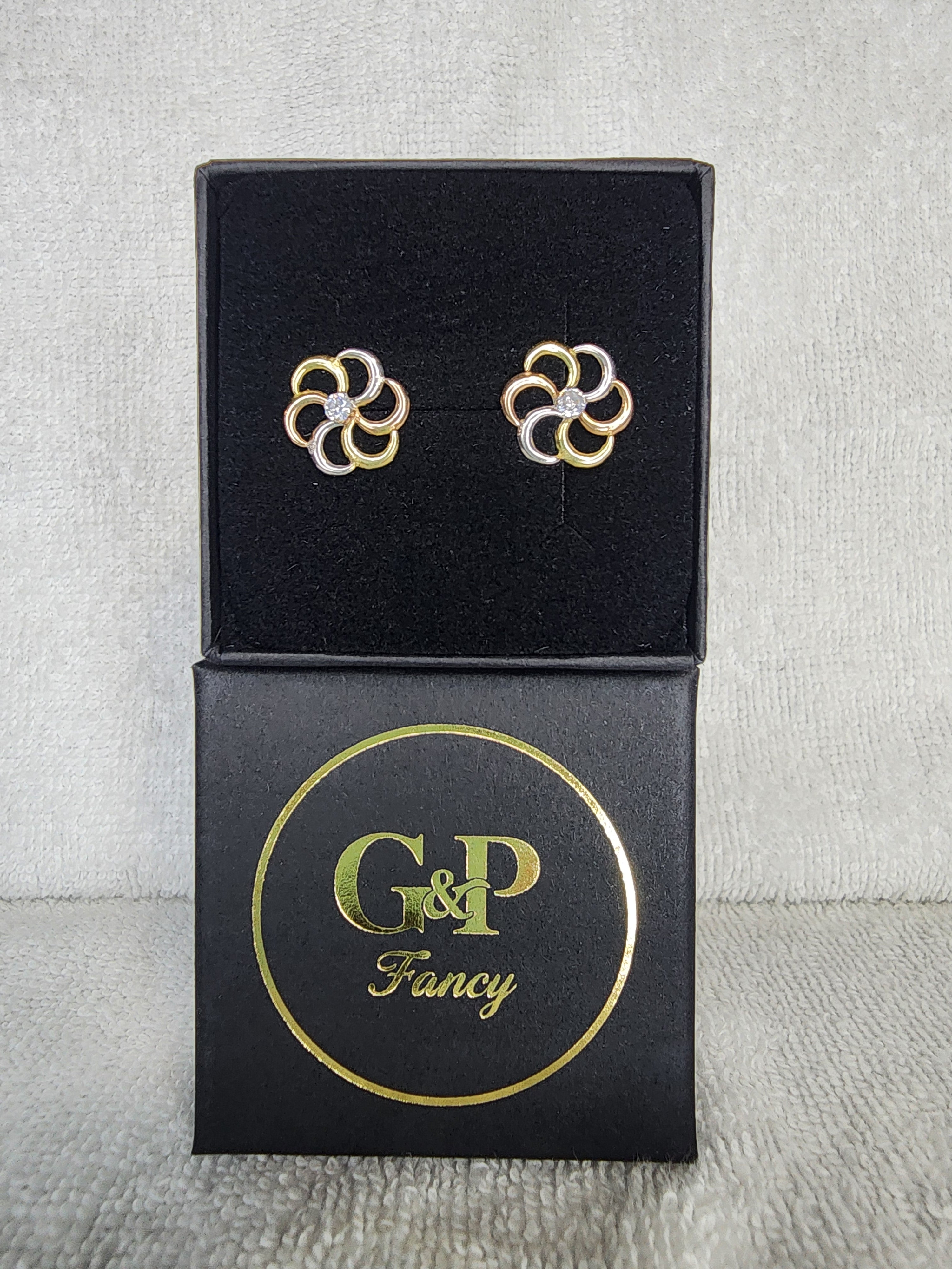 Jewelry Earrings Gold 14k Flower