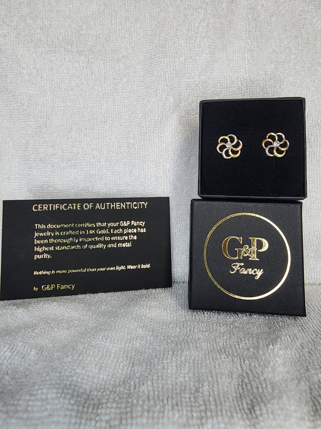 Jewelry Earrings Gold 14k Flower