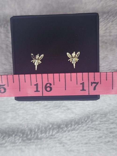 Jewelry Earrings 14k Gold Tinker Bell