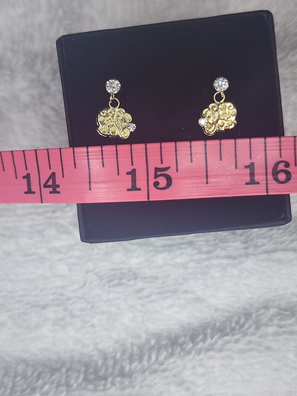 Jewelry Earrings Gold 14k Elephant