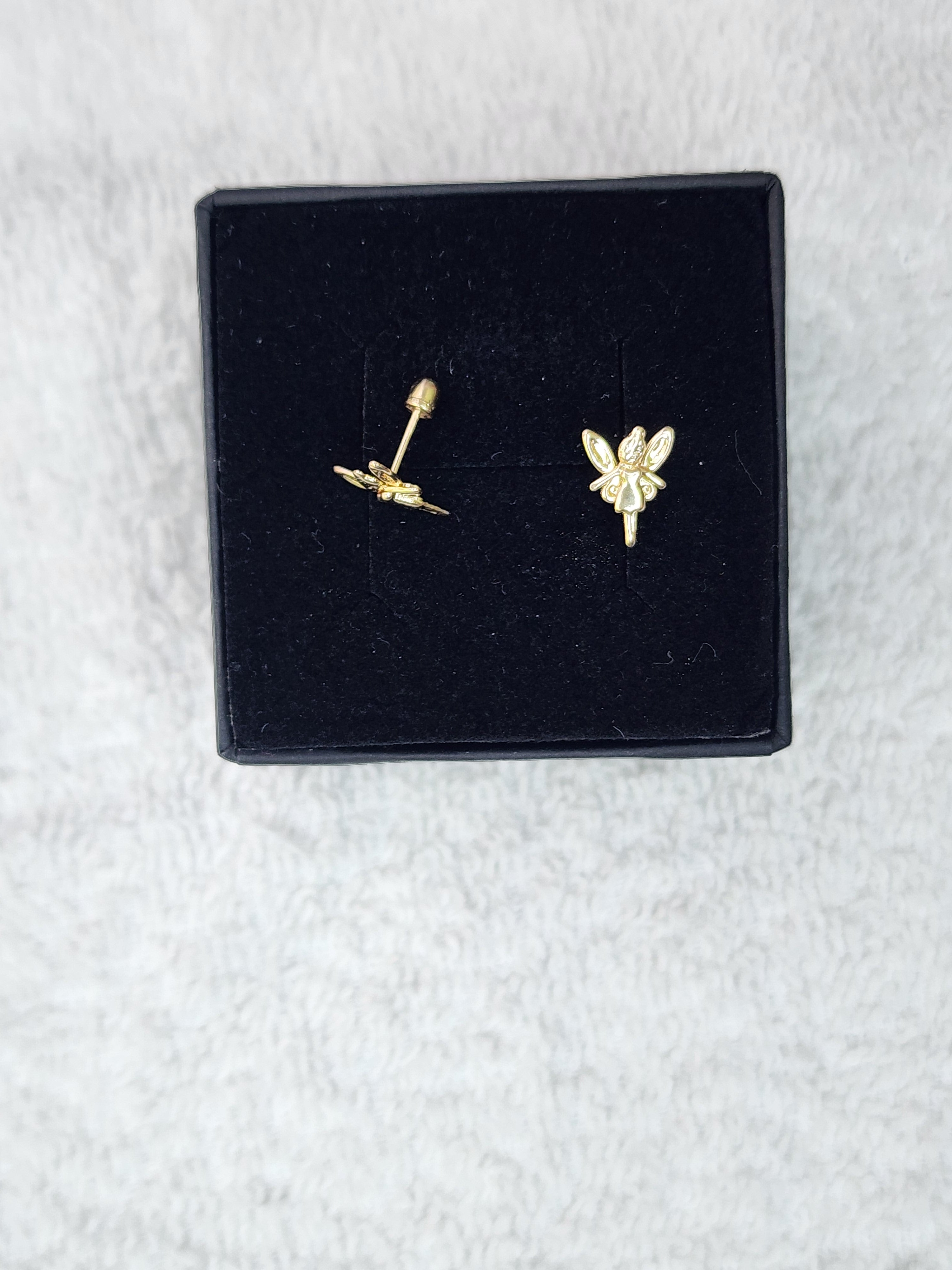 Jewelry Earrings 14k Gold Tinker Bell