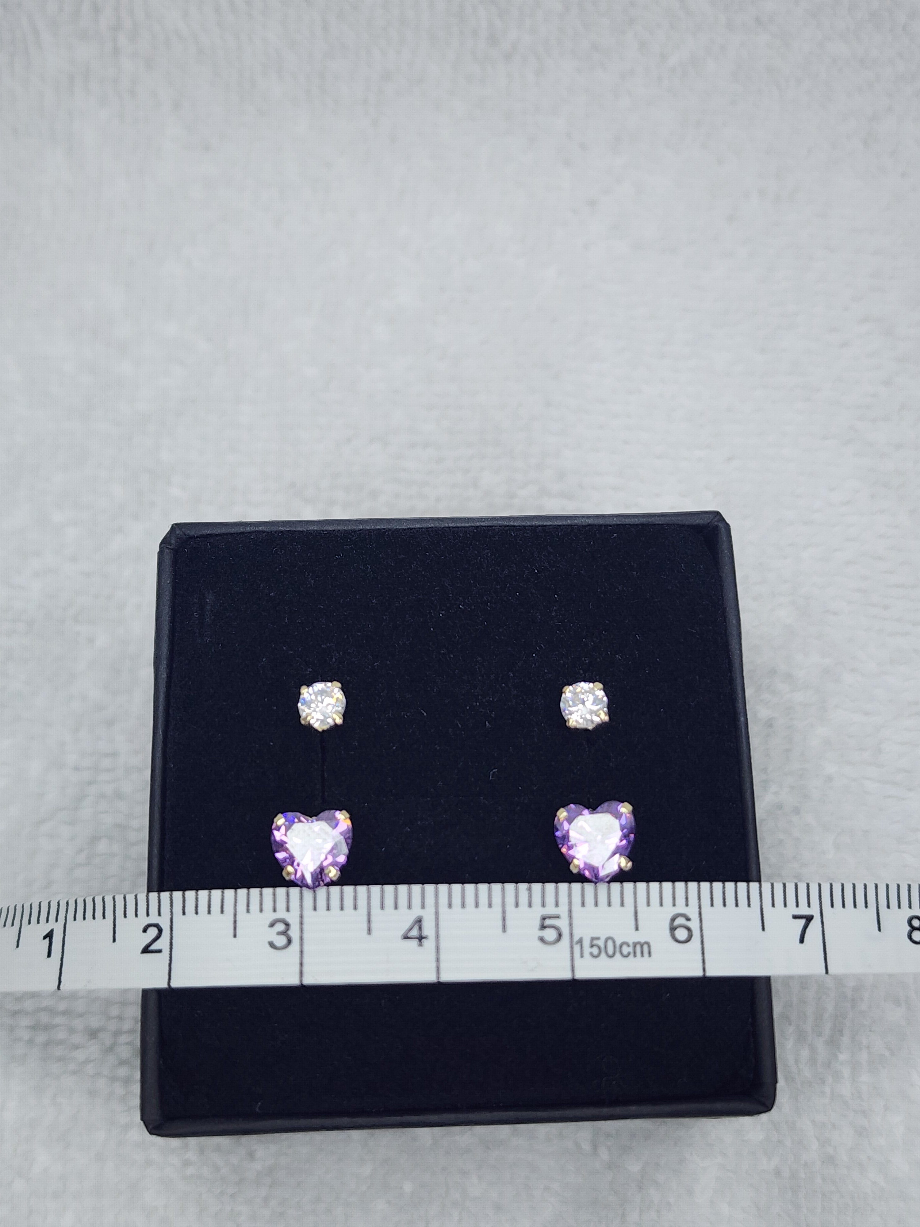 Jewelry Earrings Gold14k Heart Telephone