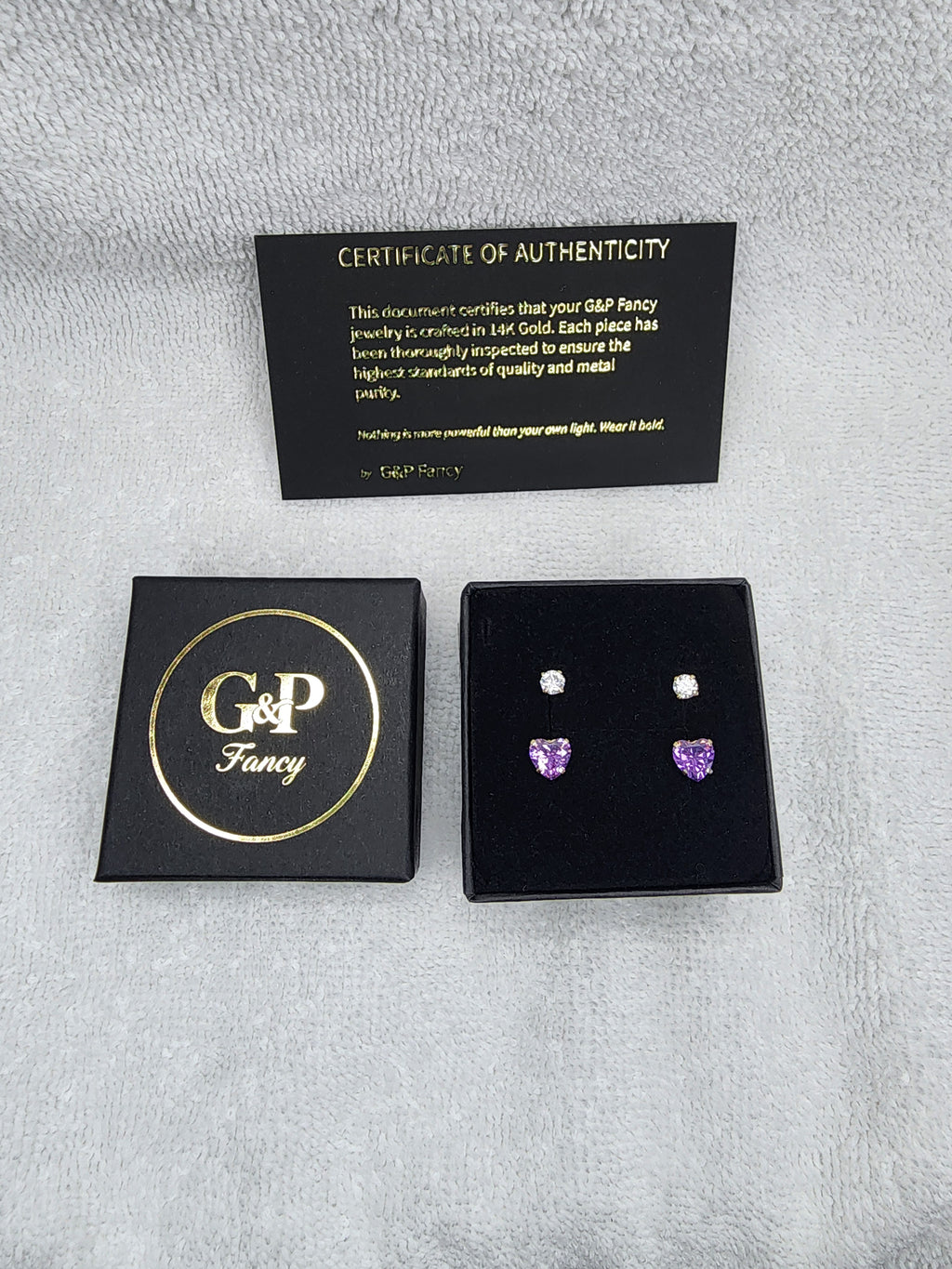 Jewelry Earrings Gold14k Heart Telephone