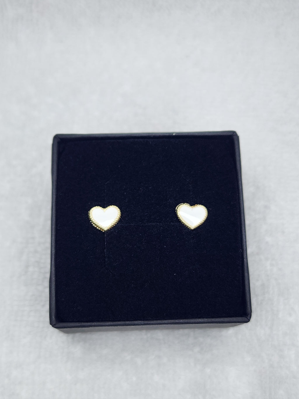 Jewelry Earrings Gold 14k Painted Heart