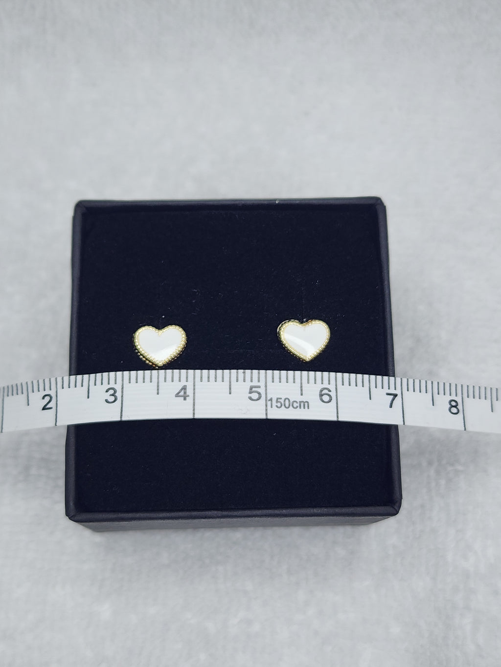 Jewelry Earrings Gold 14k Painted Heart