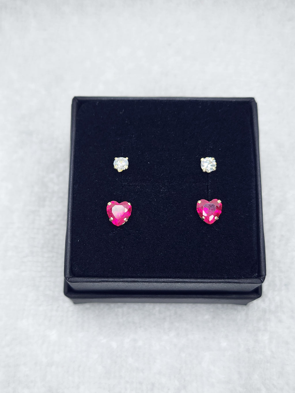 Jewelry Earrings Gold 14k Heart Telephone