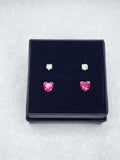 Jewelry Earrings Gold 14k Heart Telephone