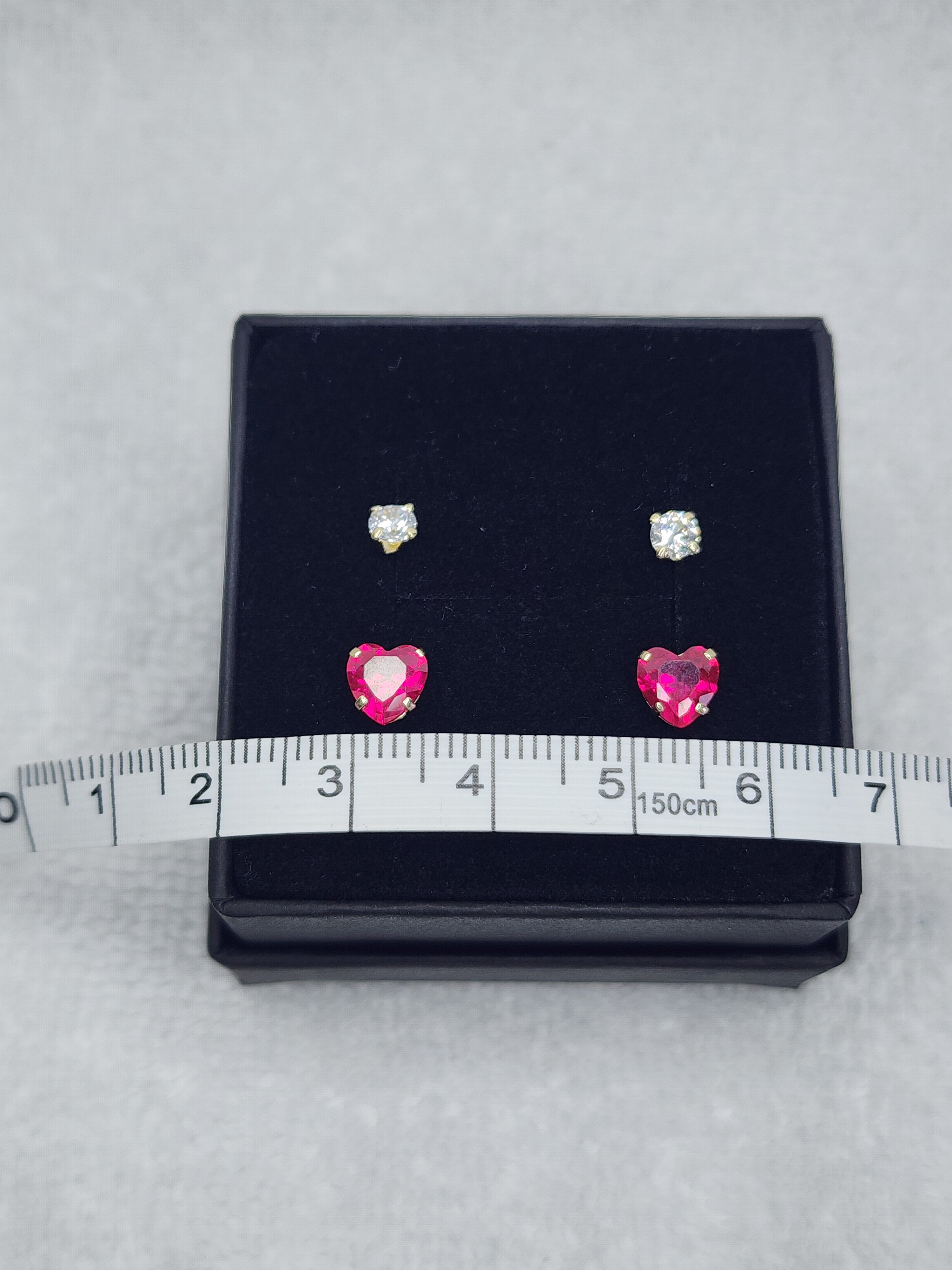 Jewelry Earrings Gold 14k Heart Telephone