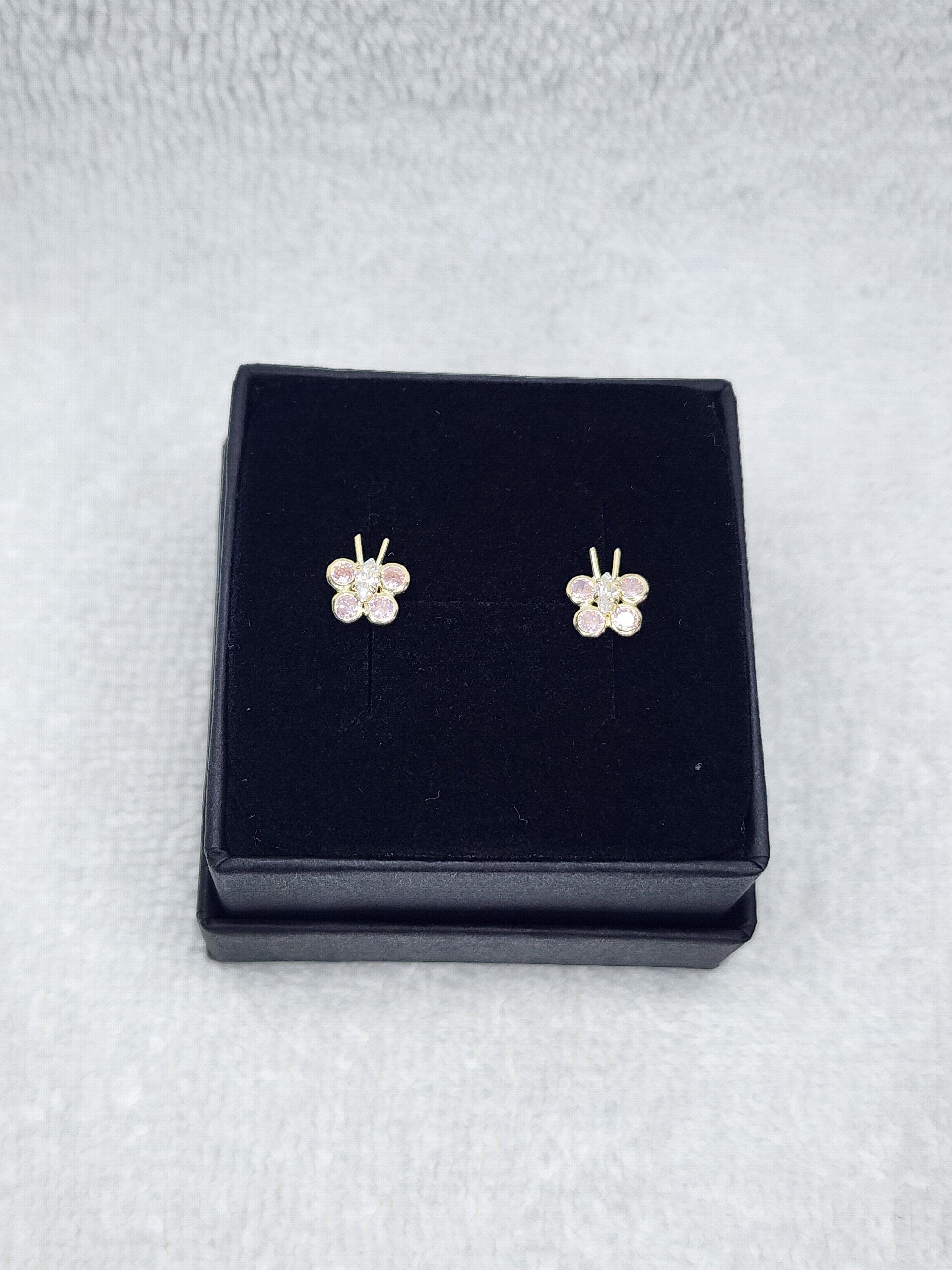 Jewelry Earrings Gold 14k Butterfly
