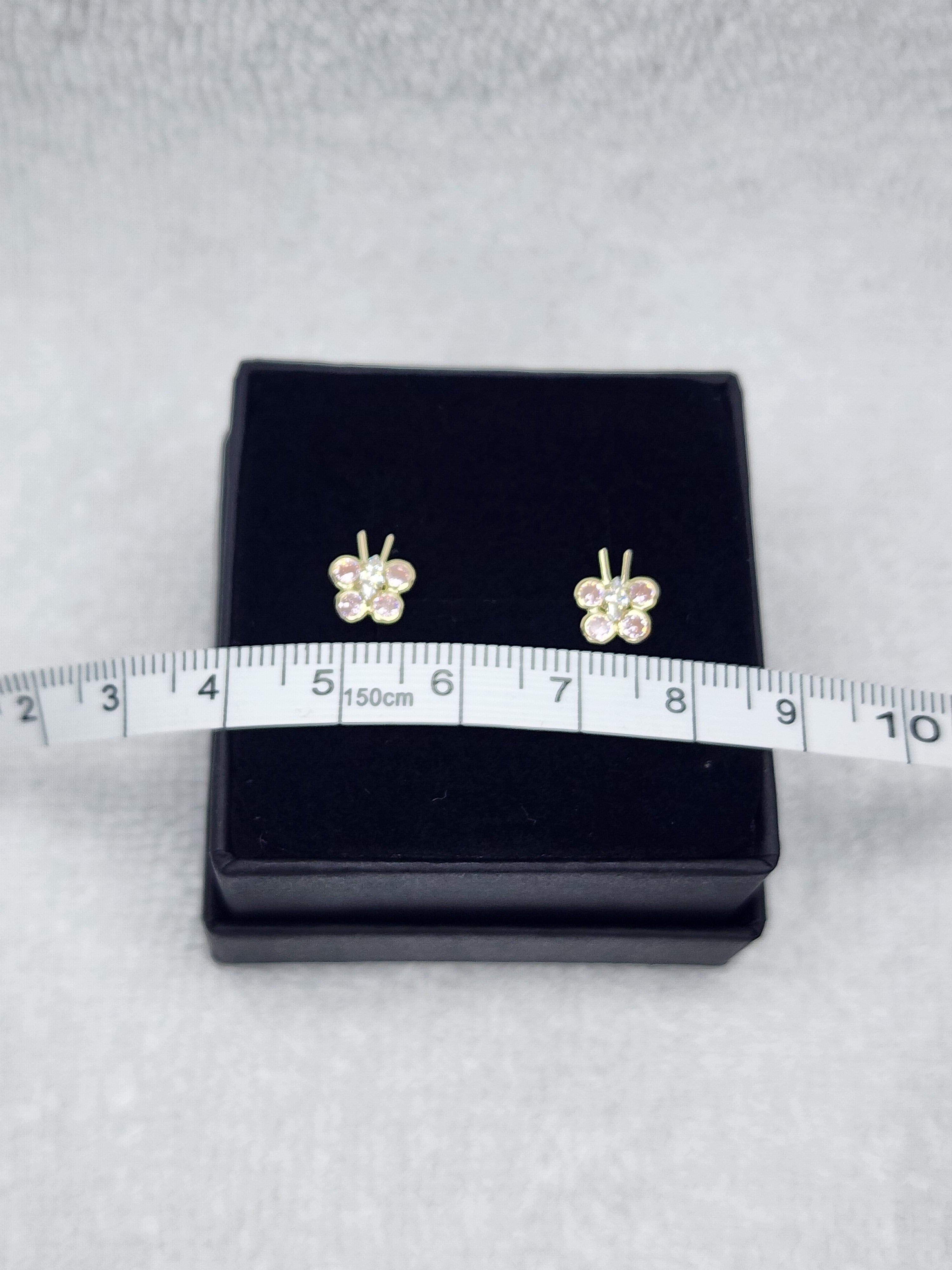 Jewelry Earrings Gold 14k Butterfly