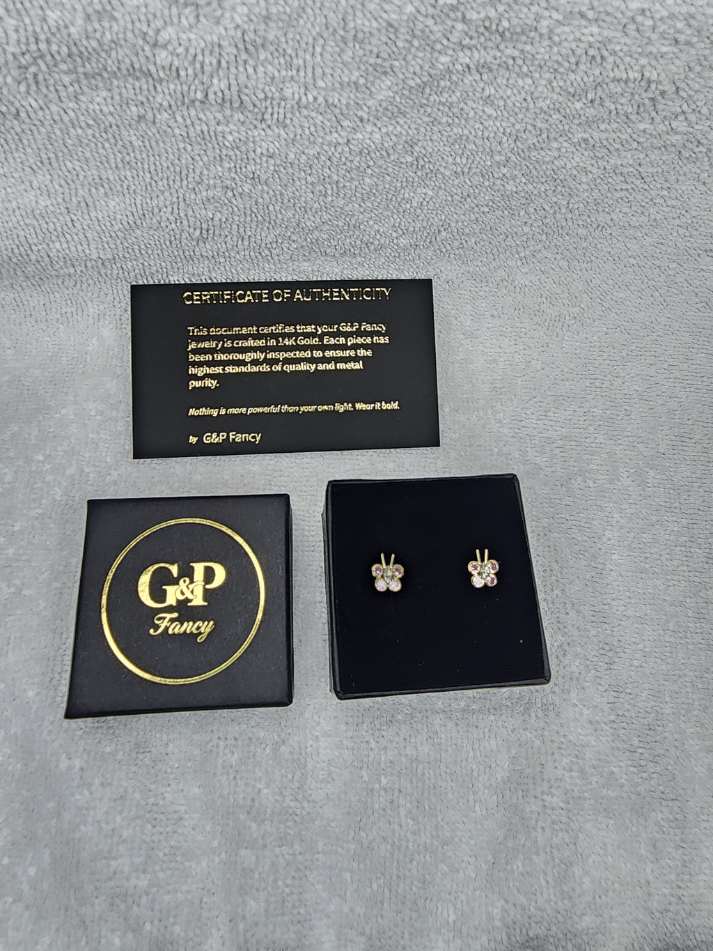 Jewelry Earrings Gold 14k Butterfly