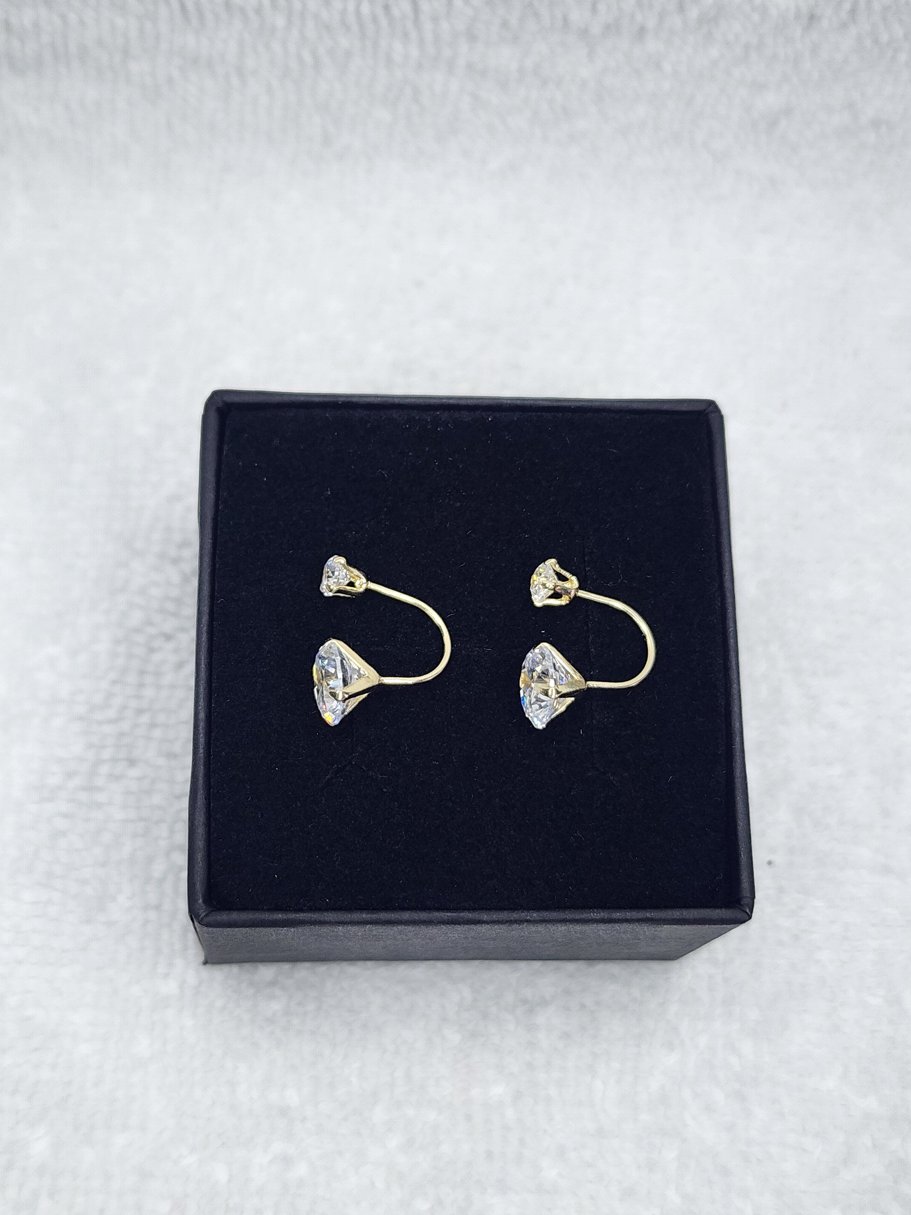 Jewelry Earrings Gold 14k White Telephone