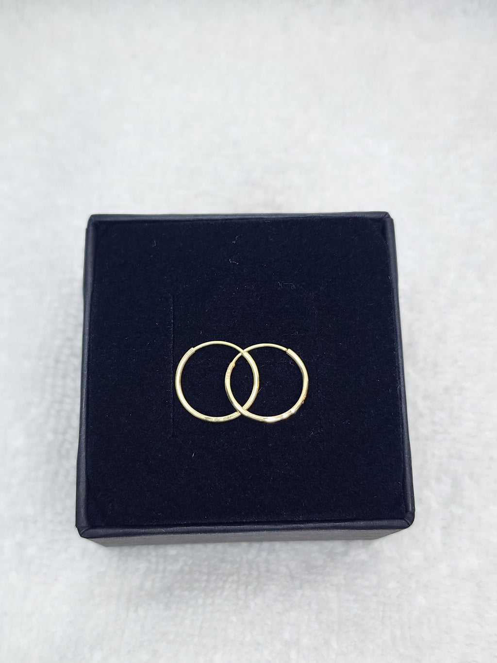 Jewelry Earrings Gold 14k 1×12 Endless Hoops