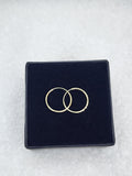 Jewelry Earrings Gold 14k 1×16 Endless Hoops