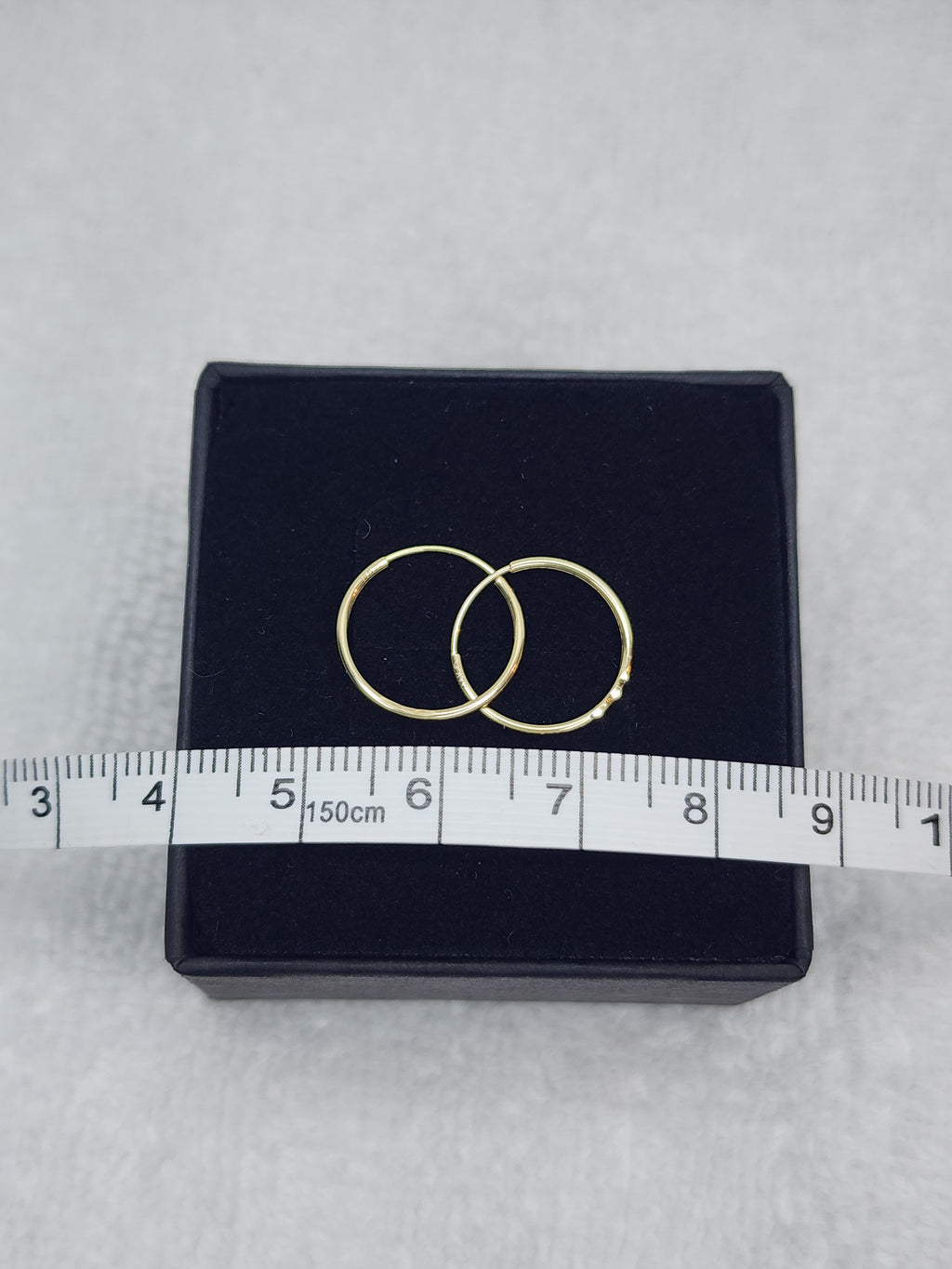 Jewelry Earrings Gold 14k 1×14 Endless Hoops