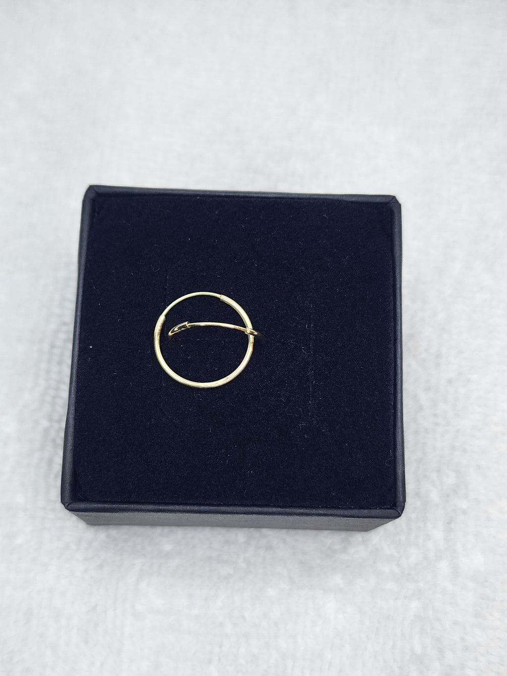 Jewelry Earrings Gold 14k 1×14 Endless Hoops