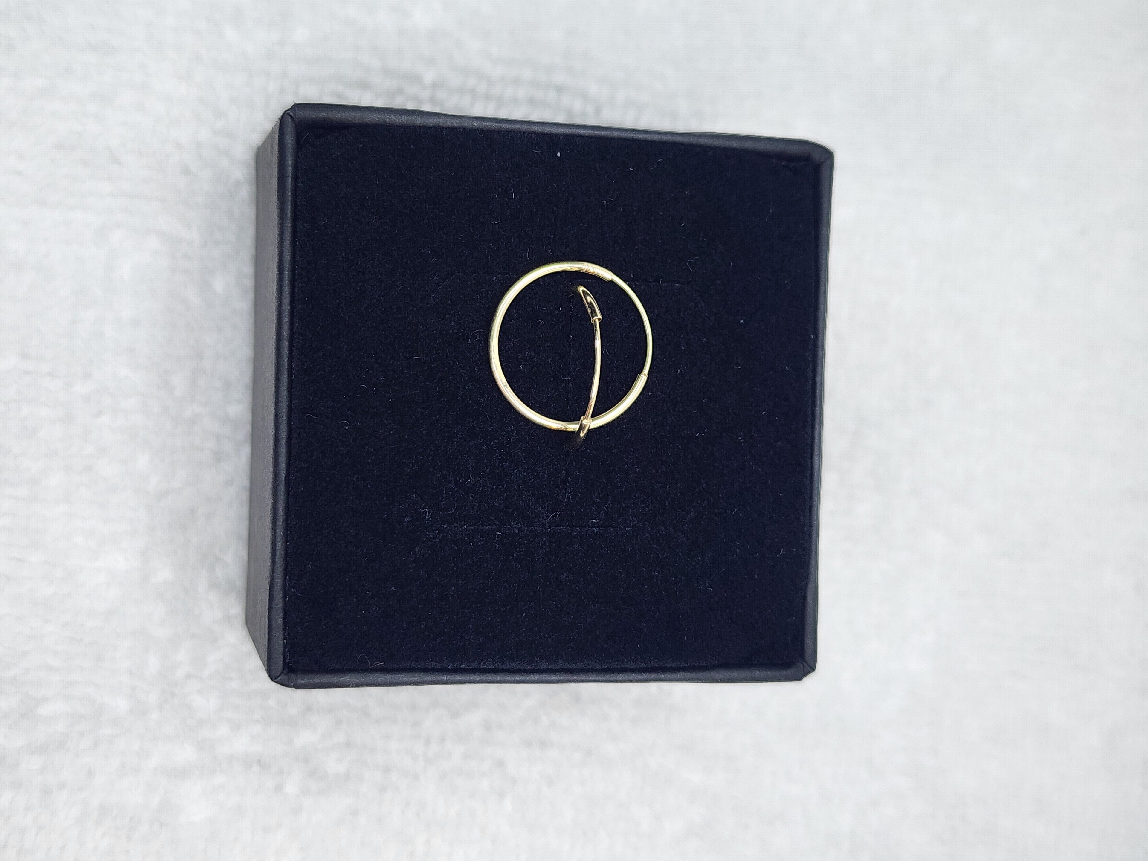 Jewelry Earrings Gold 14k 1×16 Endless Hoops