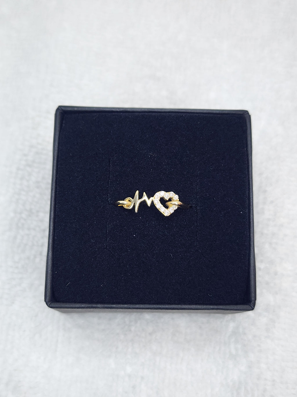 Jewelry Ring Gold 14k Heart  Size:7