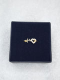 Jewelry Ring Gold 14k Heart  Size:7