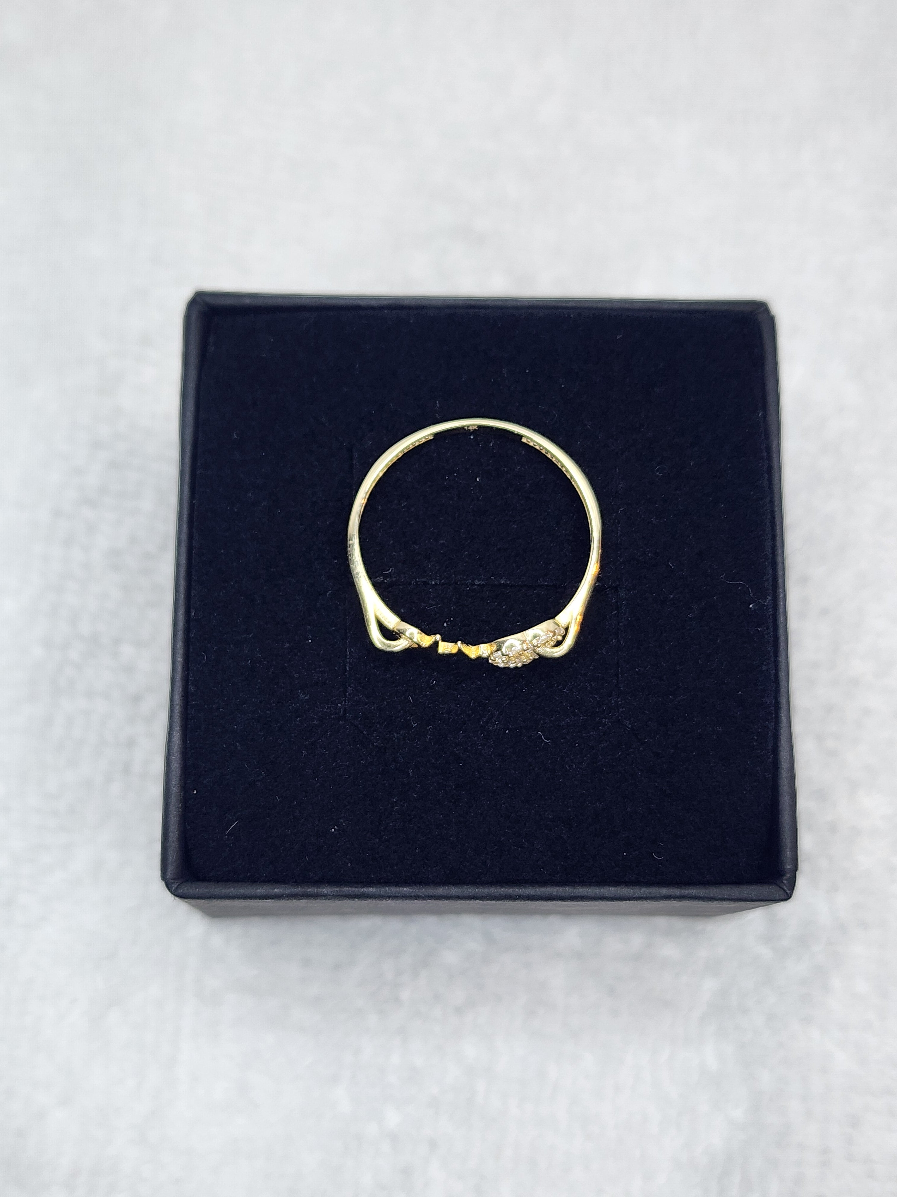 Jewelry Ring Gold 14k Heart  Size:7