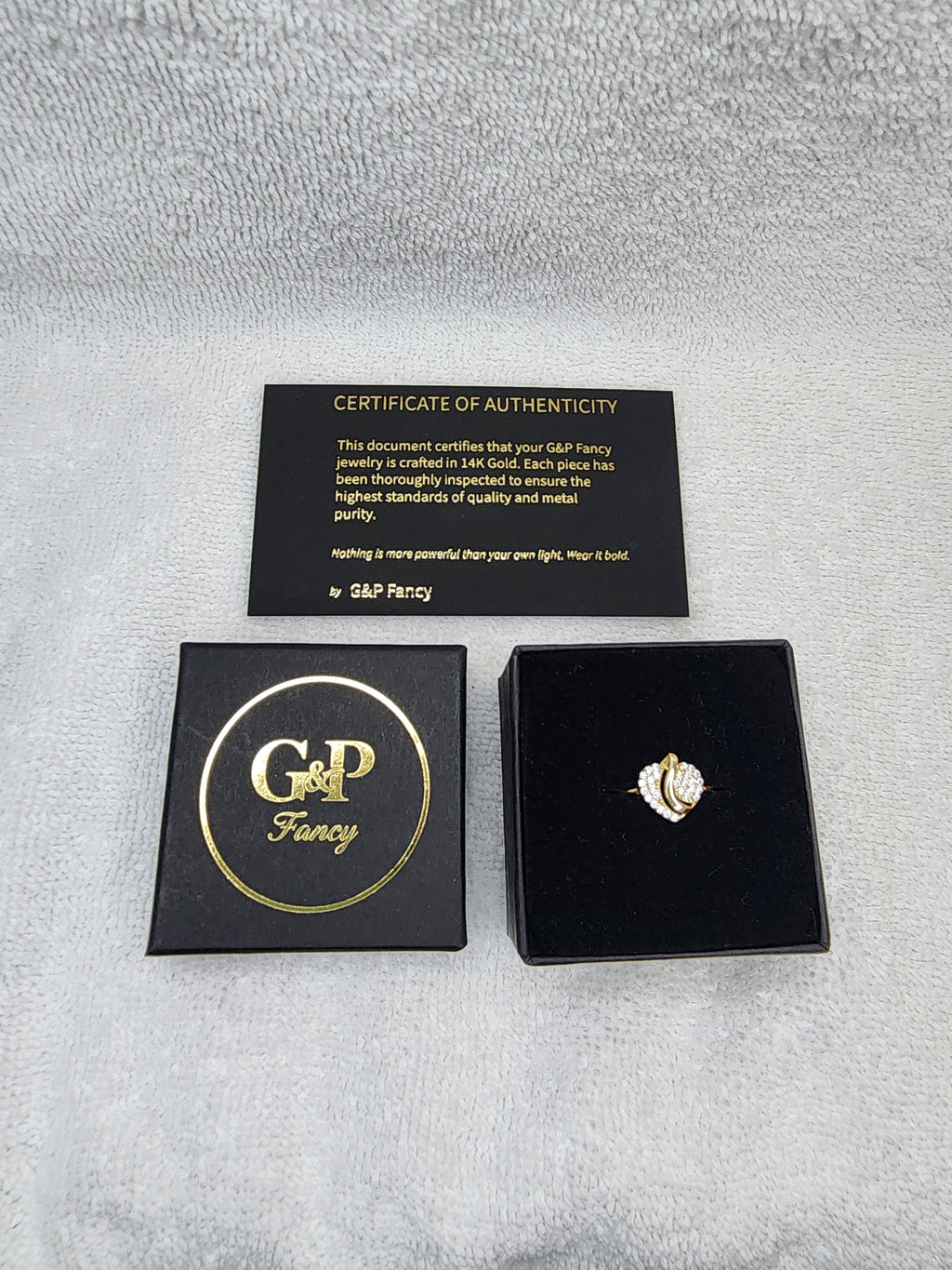 Jewelry Ring Gold 14k Heart Size 7
