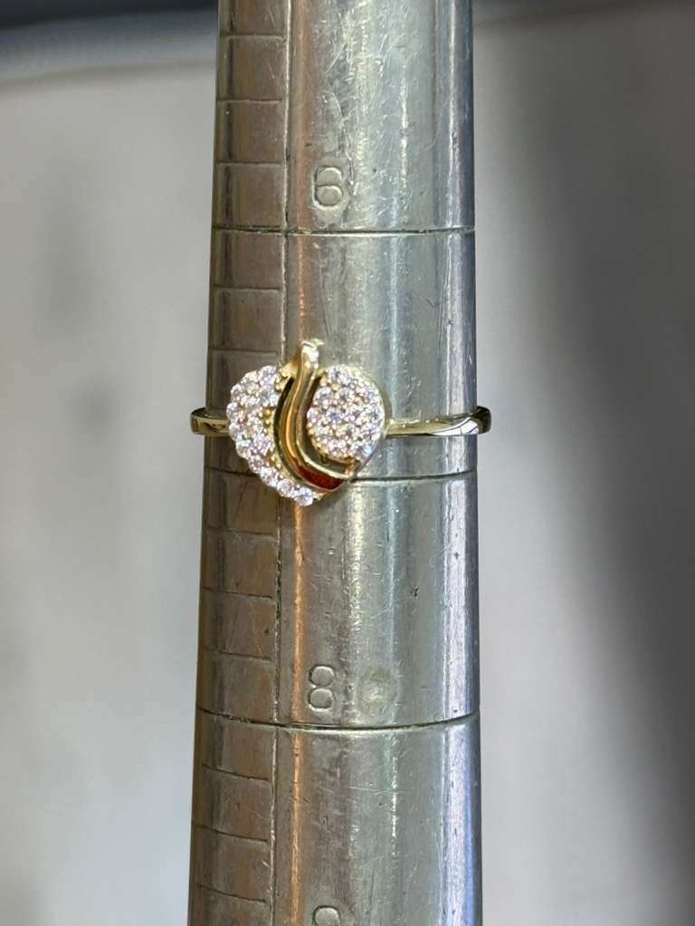 Jewelry Ring Gold 14k Heart Size 7